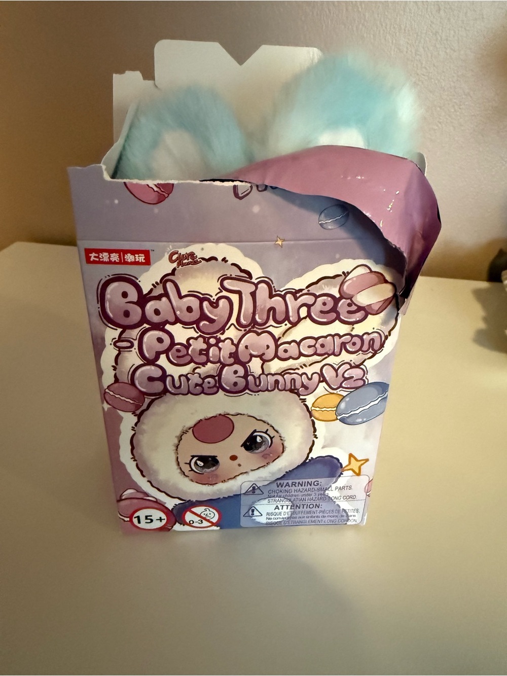 Baby Three Petit Macaron Cute Bunny V2 Ink Blue